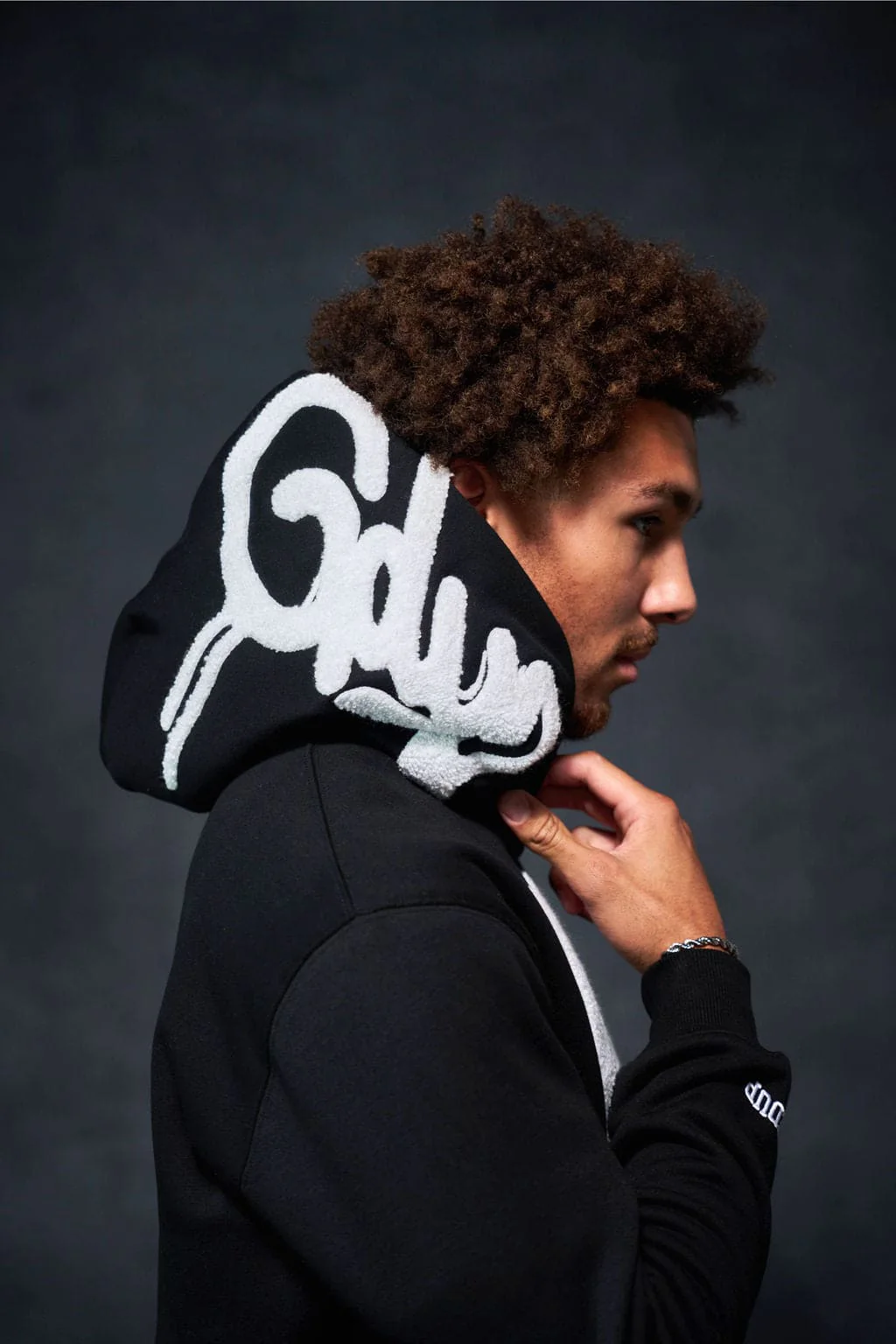 Play4Keeps Handstyle Hoodie Black/White - Image 4
