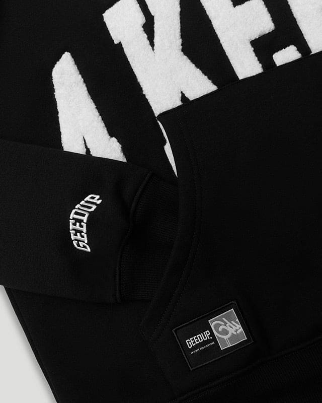 Play4Keeps Handstyle Hoodie Black/White - Image 5