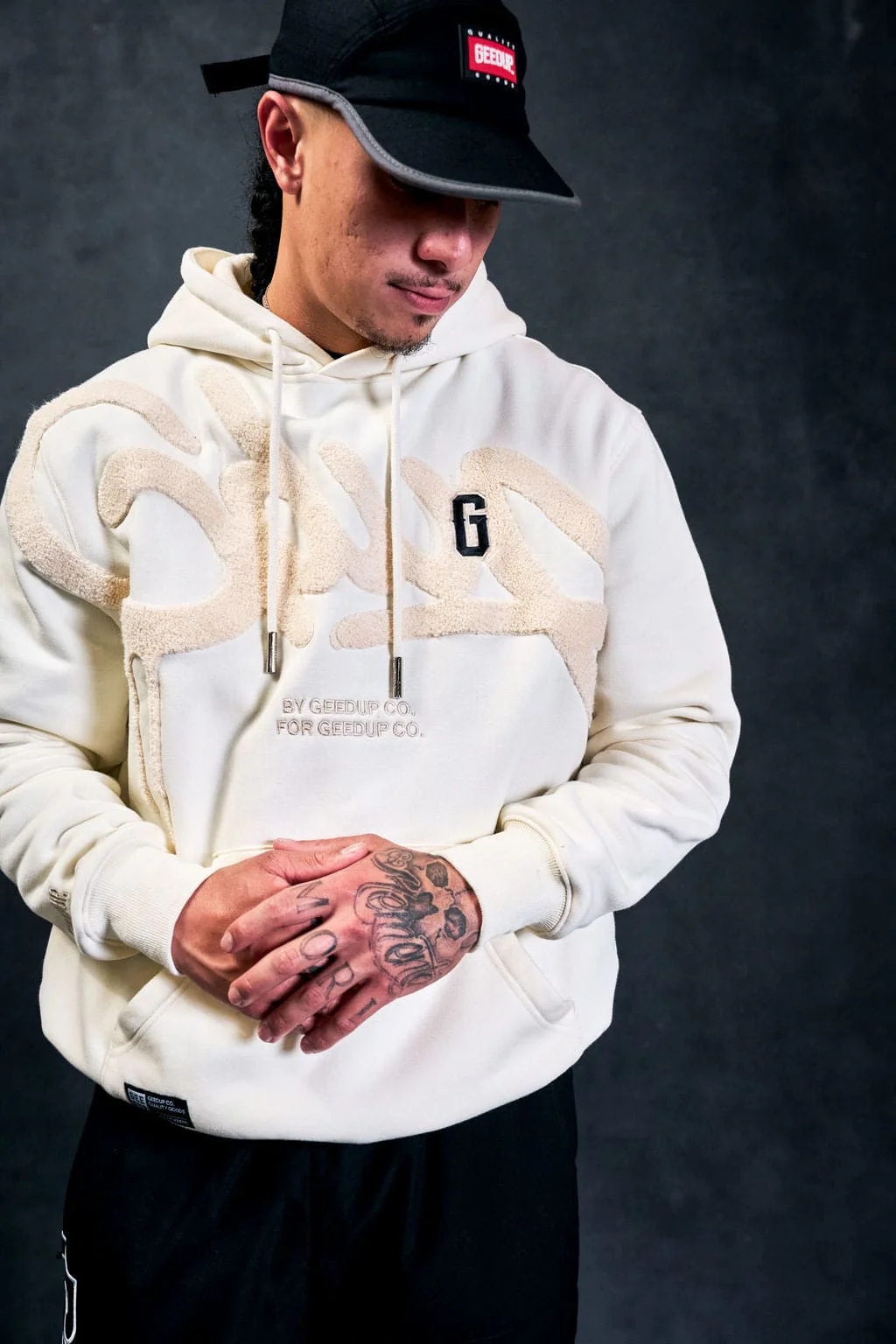 Handstyle/G Hoodie Butter Cream - Image 3