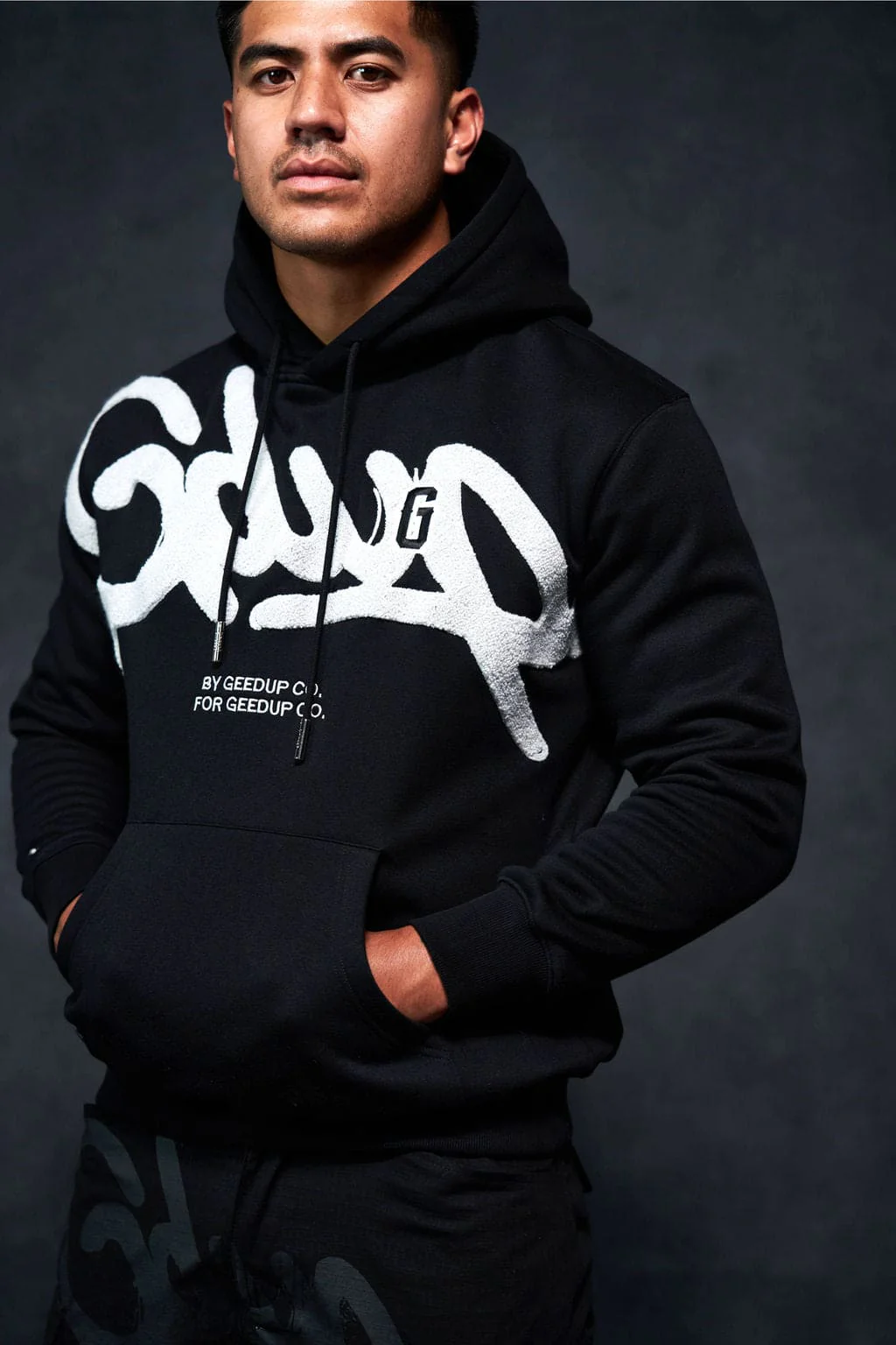 Handstyle G Hoodie Black/Light Grey - Image 2