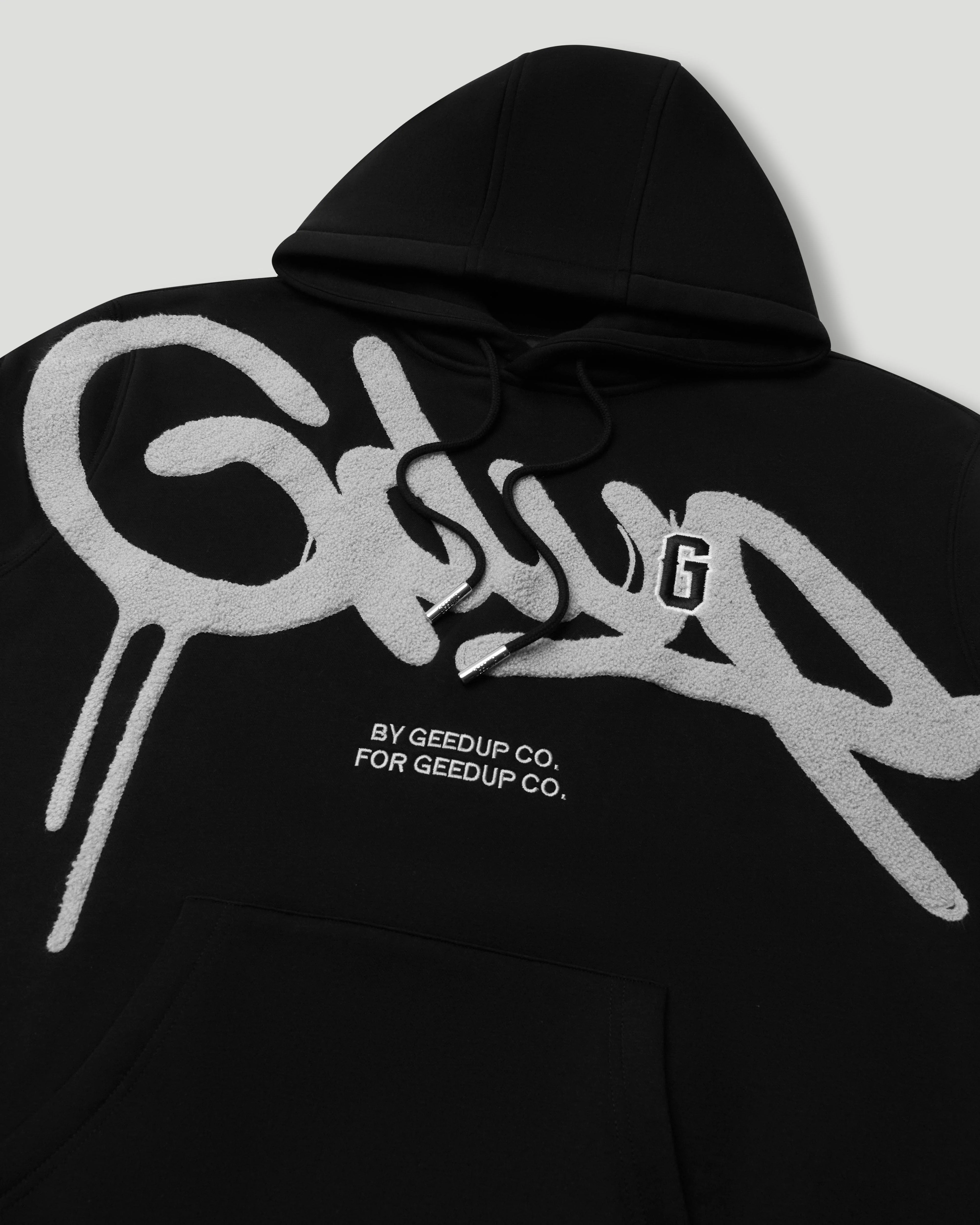 Handstyle G Hoodie Black/Light Grey - Image 3