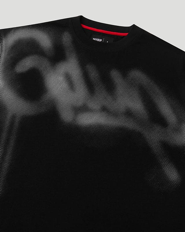 Handstyle Halftone T-Shirt Black/Grey - Image 2