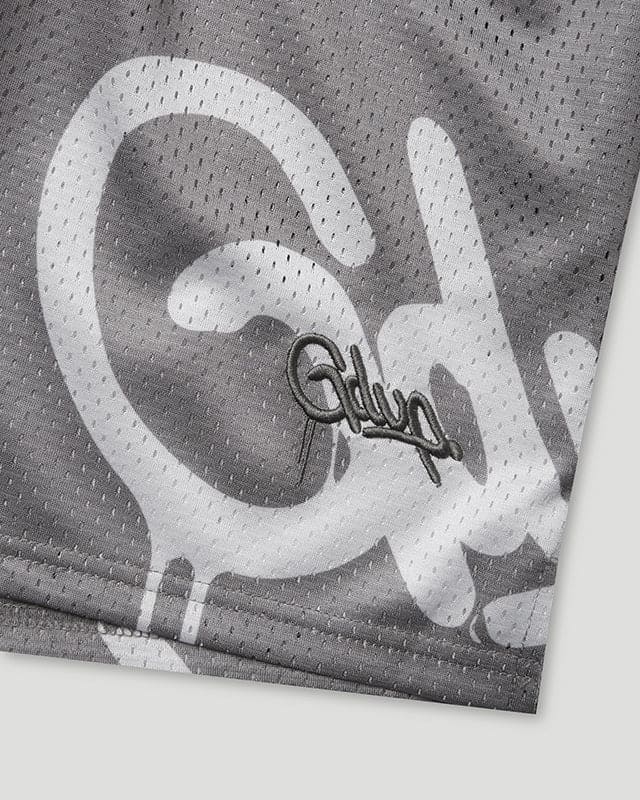Handstyle Mesh Shorts Grey - Image 4