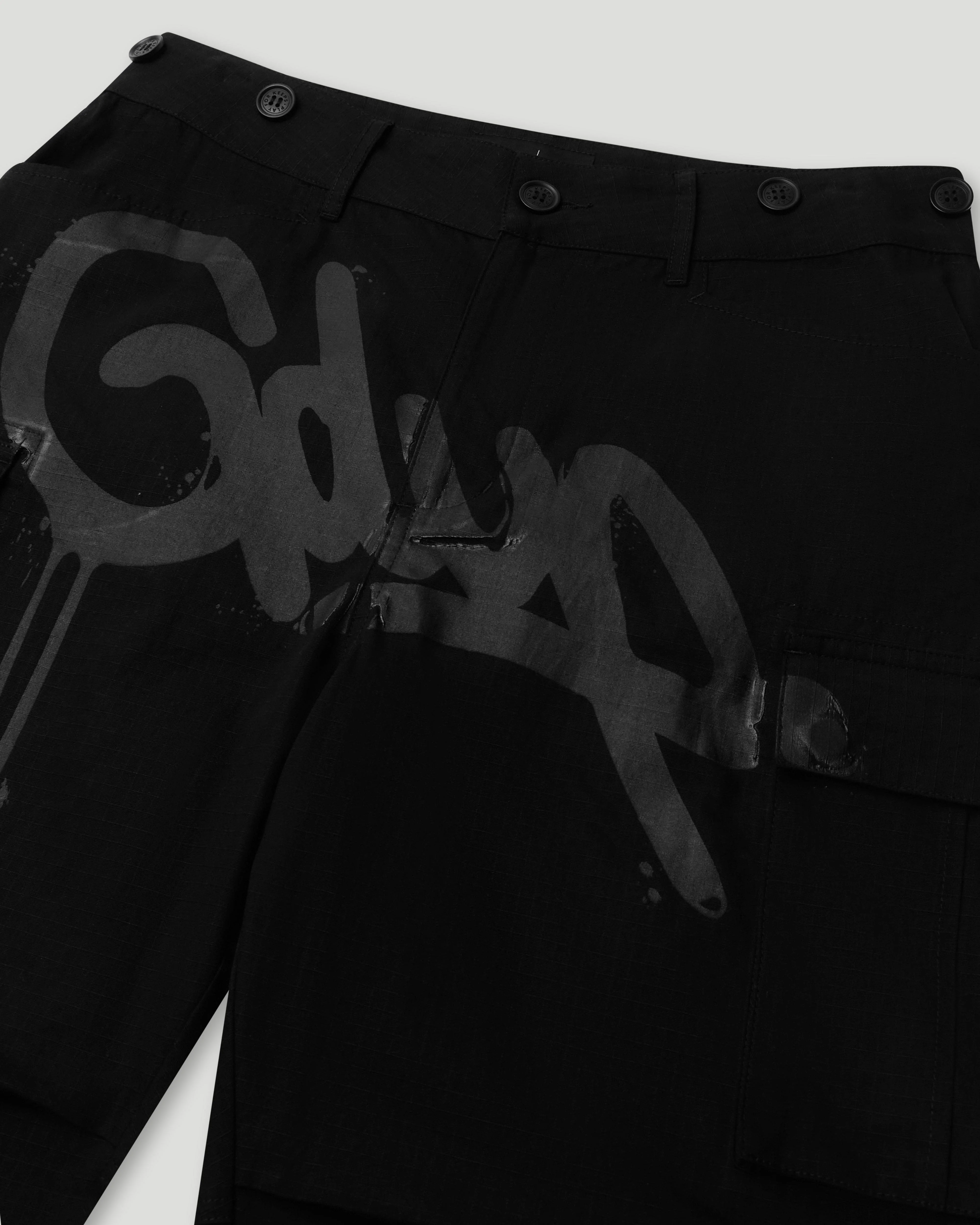 Handstyle R/S Cargo Pants Black - Image 4
