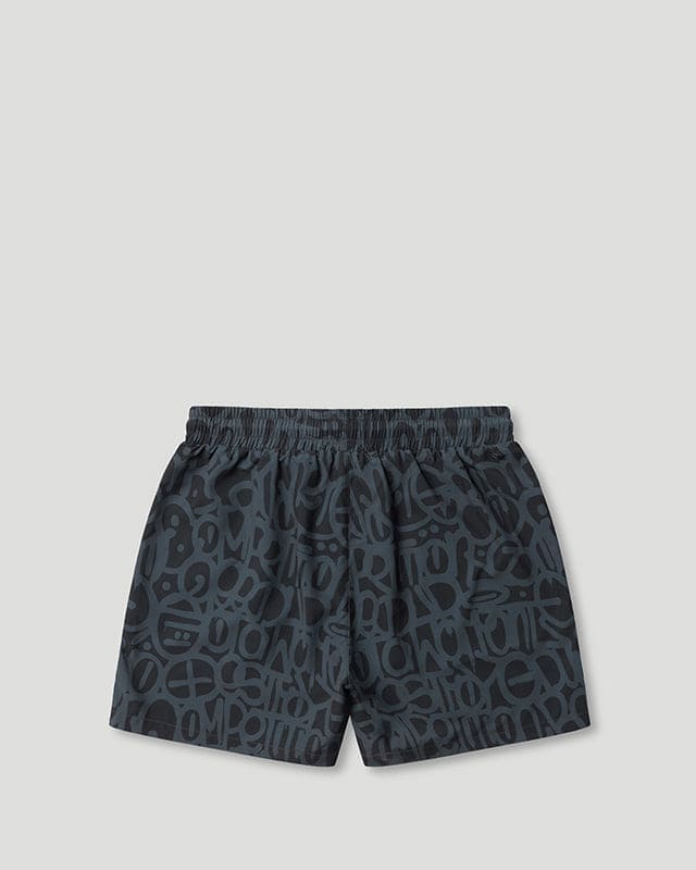 Handstyle Swim Short Black/Red - Image 4