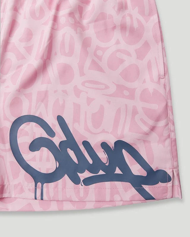 Handstyle Swim Short Pink/Blue - Image 6