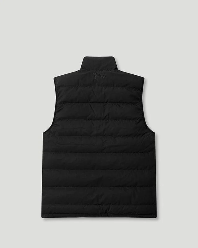 Handstyle/Team Logo Puffer Vest Black/Grey - Image 3
