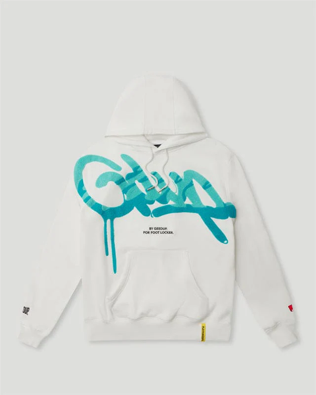 Handstyle x Foot Locker Hoodie White/Aqua/Turbo Green