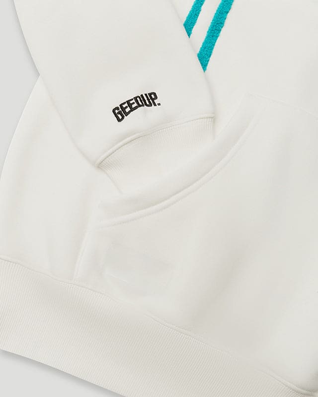 Handstyle x Foot Locker Hoodie White/Aqua/Turbo Green - Image 6