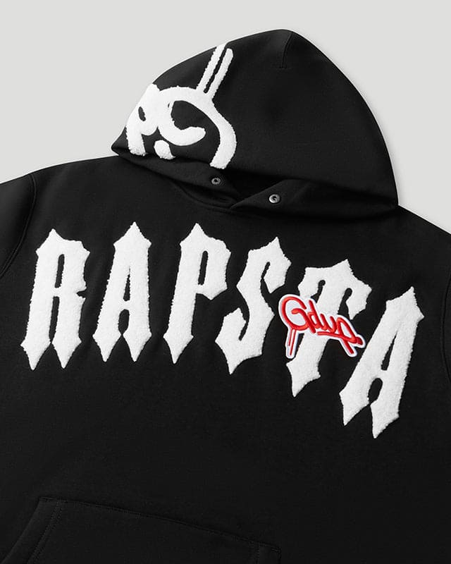 Handstyle x Irongate Arch Hoodie Black/White - Image 2