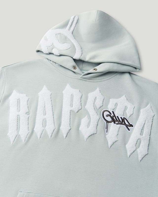 Handstyle x Irongate Arch Hoodie Cool Blue/White - Image 2