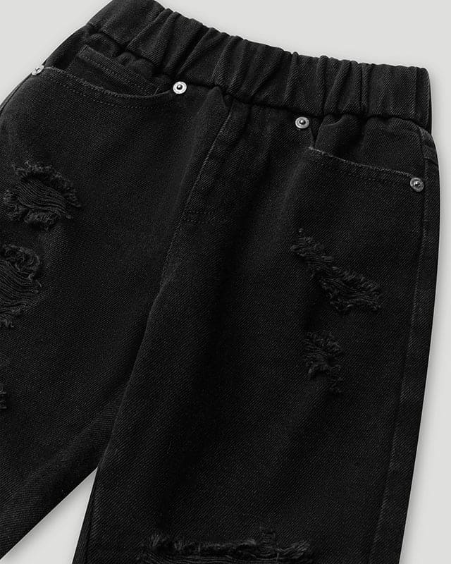 Lil Don's Distressed Denim Black - Image 5