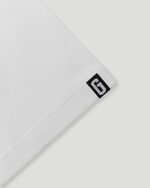 Mono Logo Tee - White - Image 4