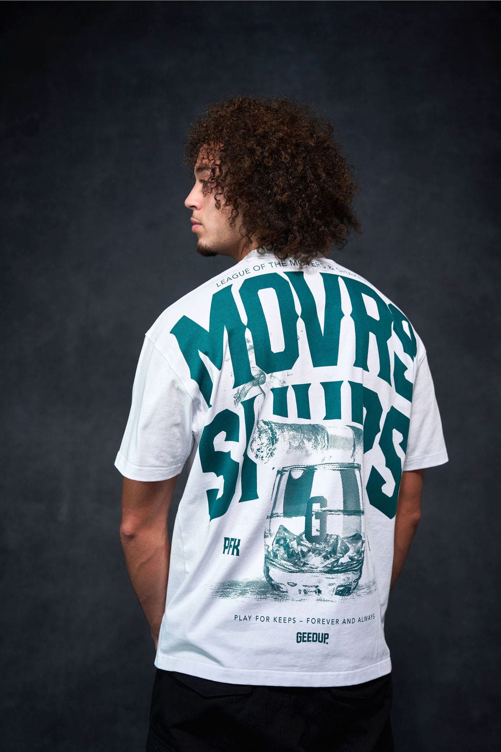 MVRS & SHKRS Cigar T-Shirt Off White/Green - Image 2