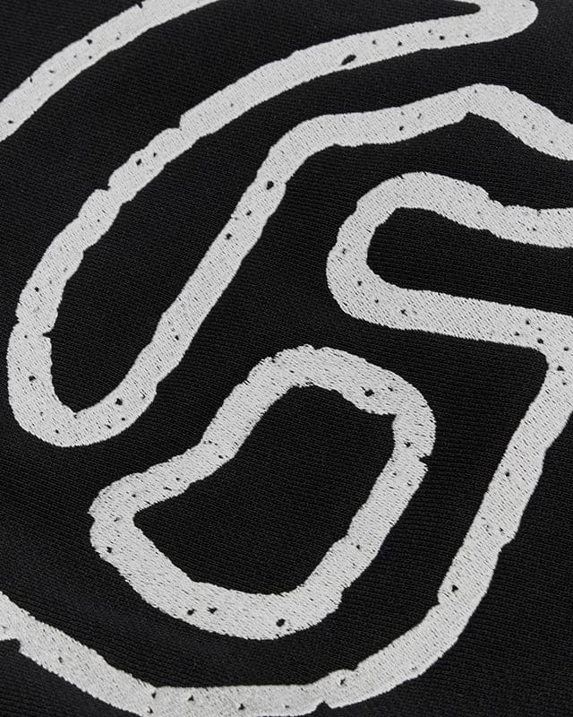 Ol' English Oversized Hoodie Black - Image 3