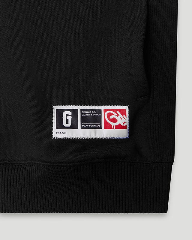 Ol' English Oversized Hoodie Black - Image 4