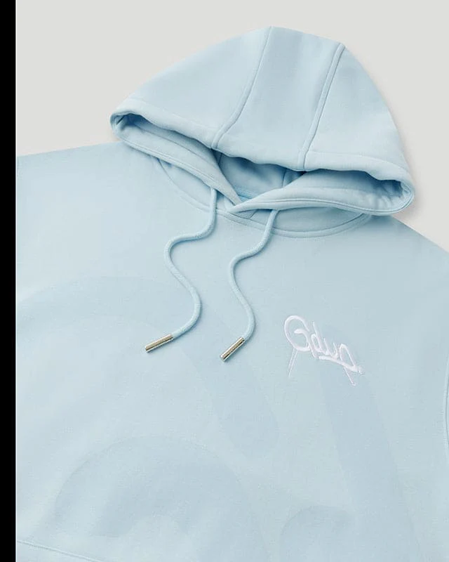 OS Handstyle Hoodie Cool Blue - Image 3