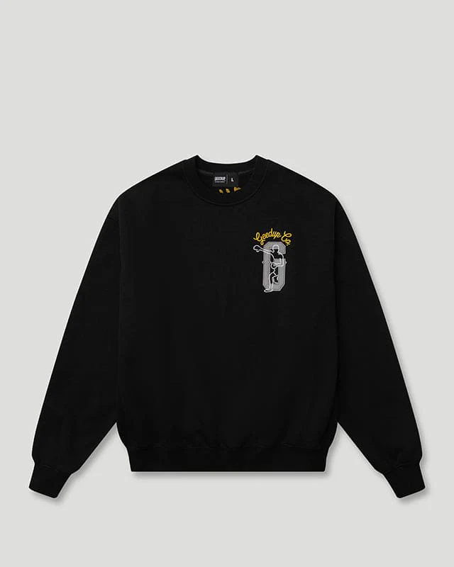 PFK Boxer Crewneck Black/Yellow - Image 2