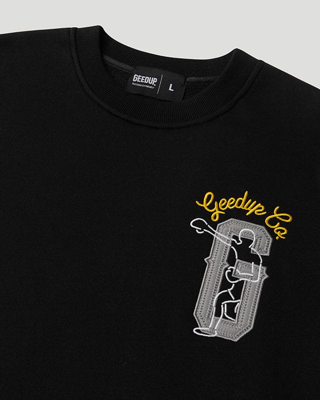 PFK Boxer Crewneck Black/Yellow - Image 3