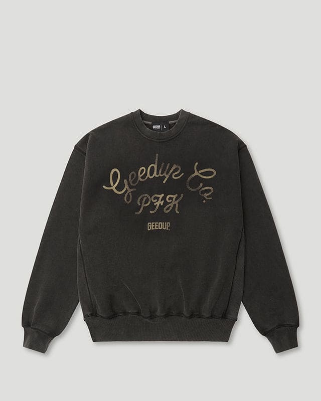 PFK Boxer Crewneck Washed Black - Image 2