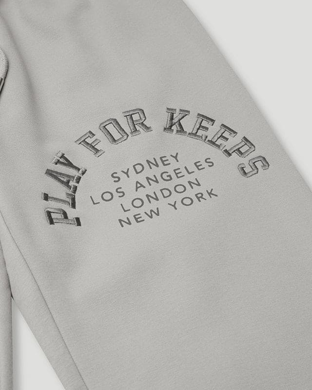 PFK Cities Trackpants Grey/White - Image 3