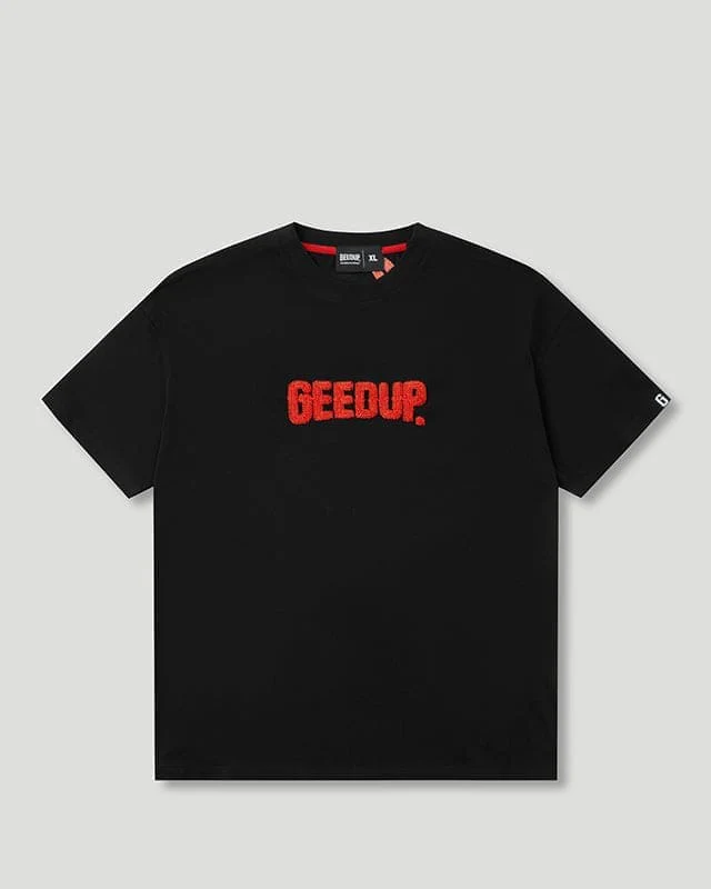 PFK Cursive T-Shirt Black/Red - Image 2