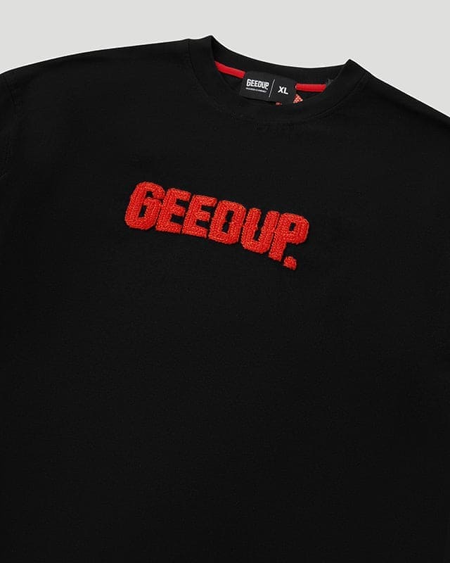 PFK Cursive T-Shirt Black/Red - Image 3