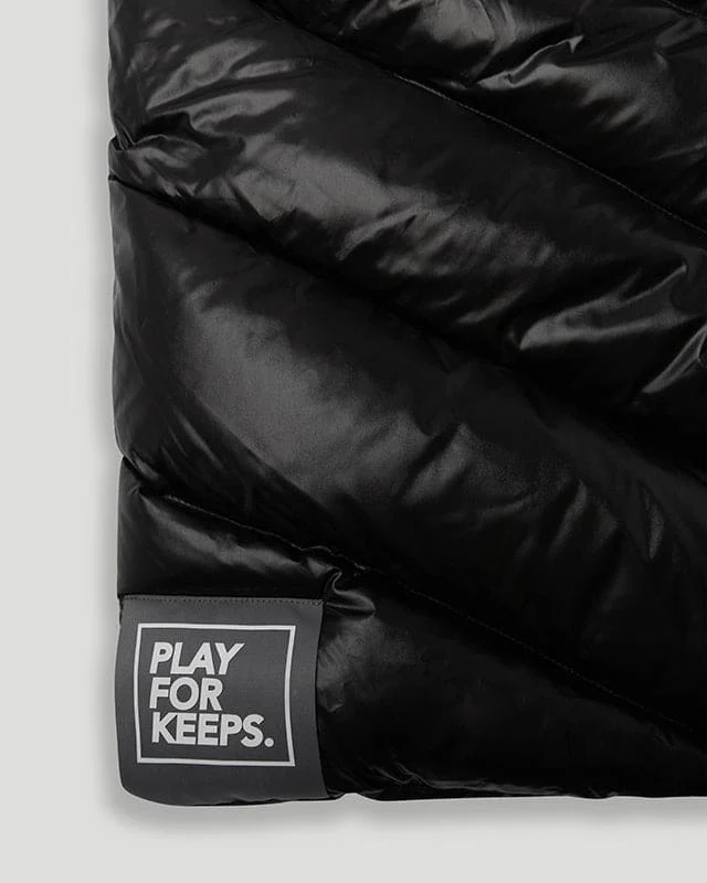 PFK Hooded Duck Down Vest Black - Image 4