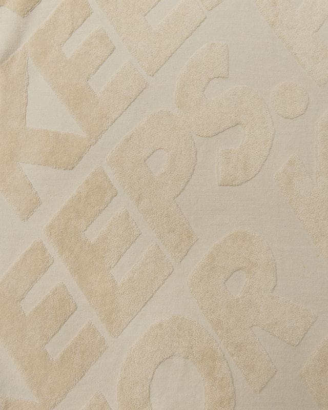 PFK Jacquard Button Shirt Beige - Image 4