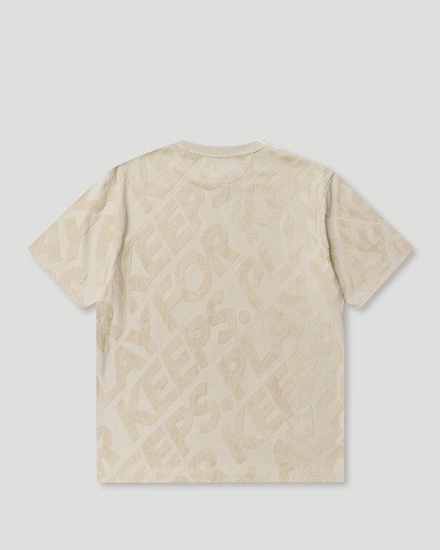 PFK Jacquard T-Shirt Beige - Image 2