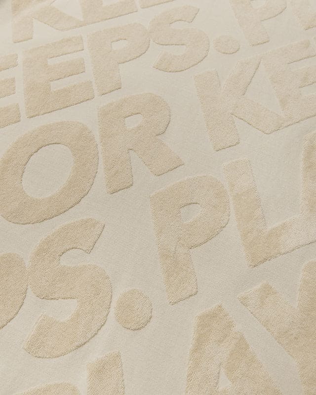 PFK Jacquard T-Shirt Beige - Image 4