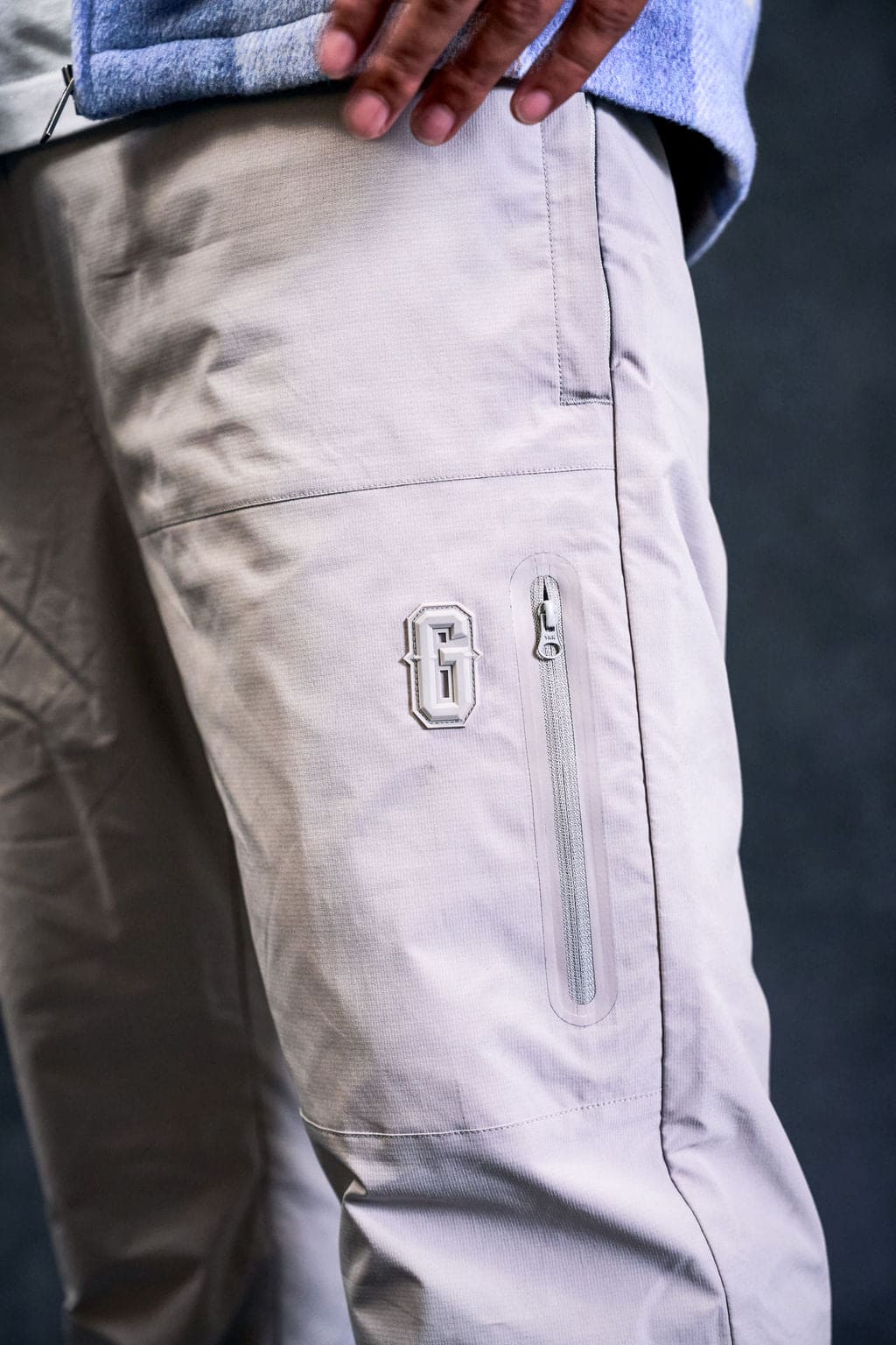 PFK Lightweight Pant Grey/White - Image 3