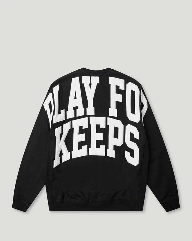 PFK O/S Crewneck Black/White