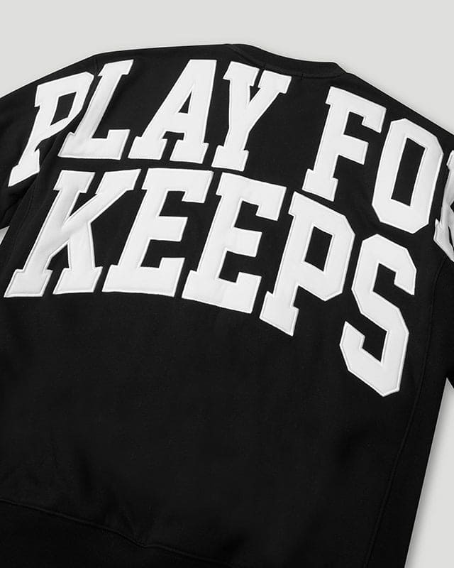 PFK O/S Crewneck Black/White - Image 3