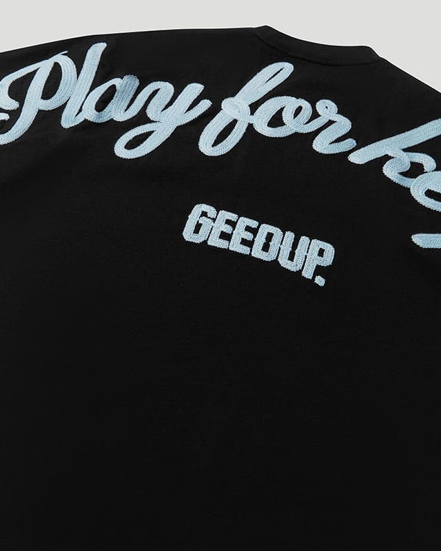 PFK Script T-Shirt Black/Blue - Image 3