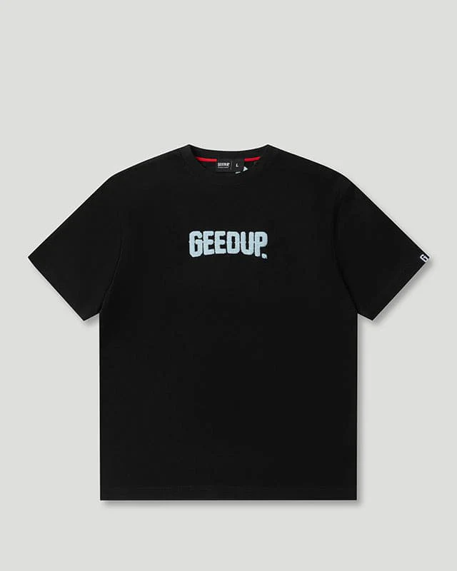 PFK Script T-Shirt Black/Blue - Image 4