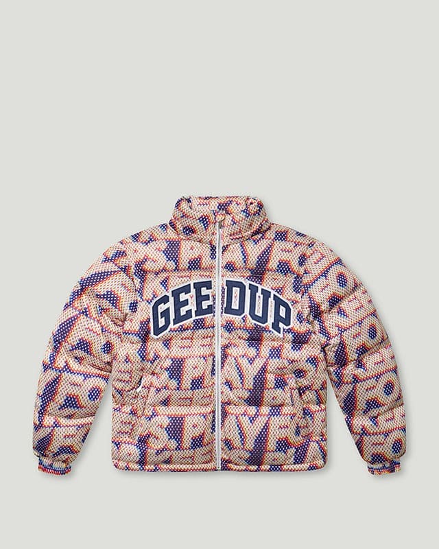 PFK Static Puffer Jacket Multi Colour + Ski Mask - Image 3