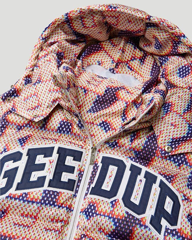 PFK Static Puffer Jacket Multi Colour + Ski Mask - Image 4