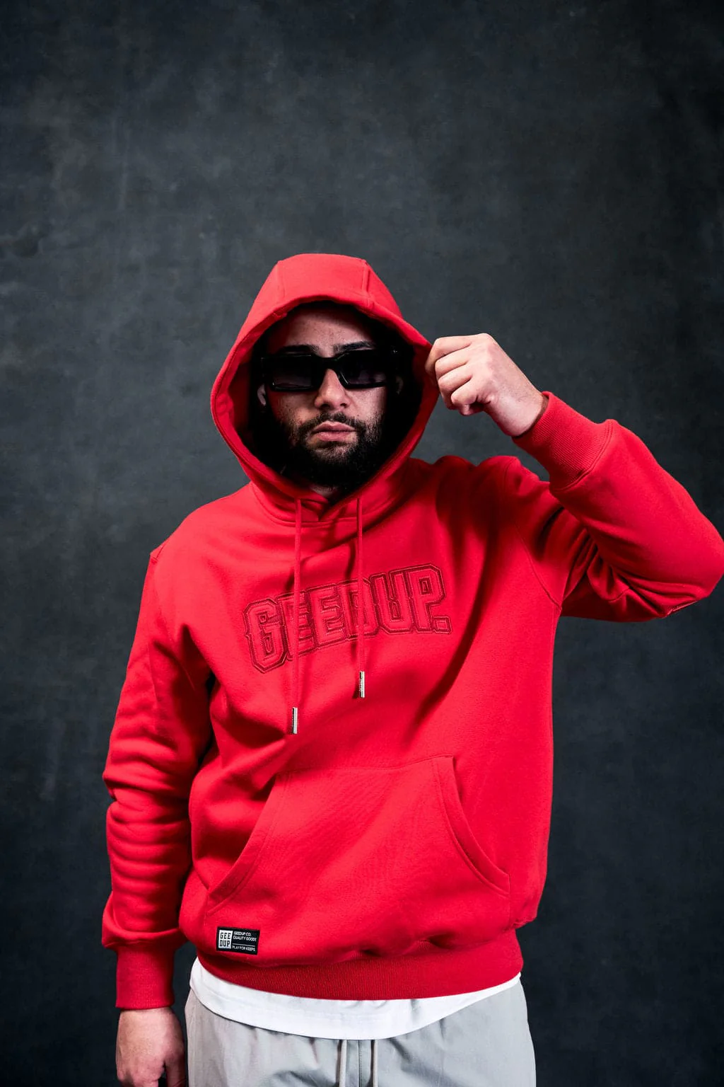 PFK T.T Hoodie Double Red - Image 3