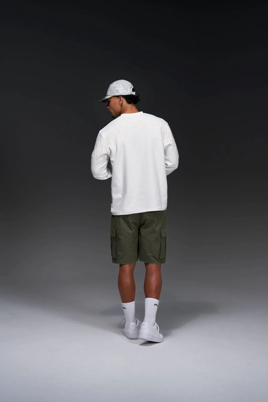PFK Waffle Longsleeve T-Shirt White - Image 4