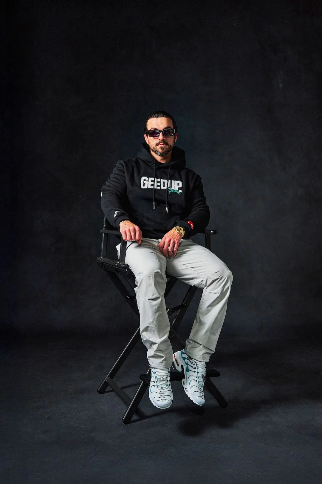 PFK x Foot Locker Hoodie Black/Turbo Green/White - Image 4