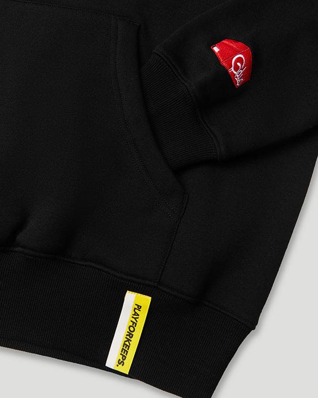 PFK x Foot Locker Hoodie Black/Turbo Green/White - Image 6
