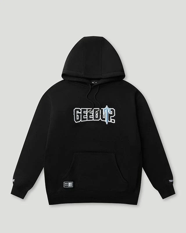 PFK x Irongate Hoodie Black/Cool Blue - Image 2