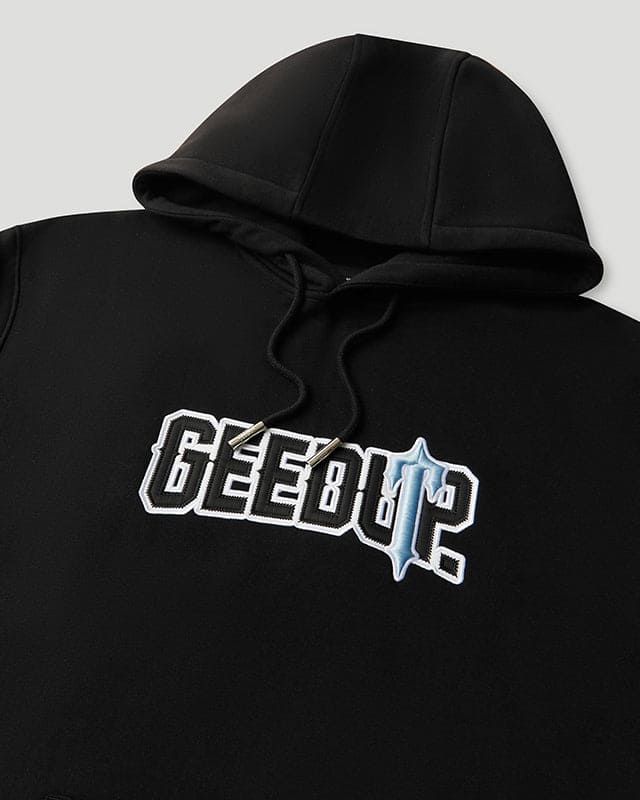 PFK x Irongate Hoodie Black/Cool Blue - Image 4