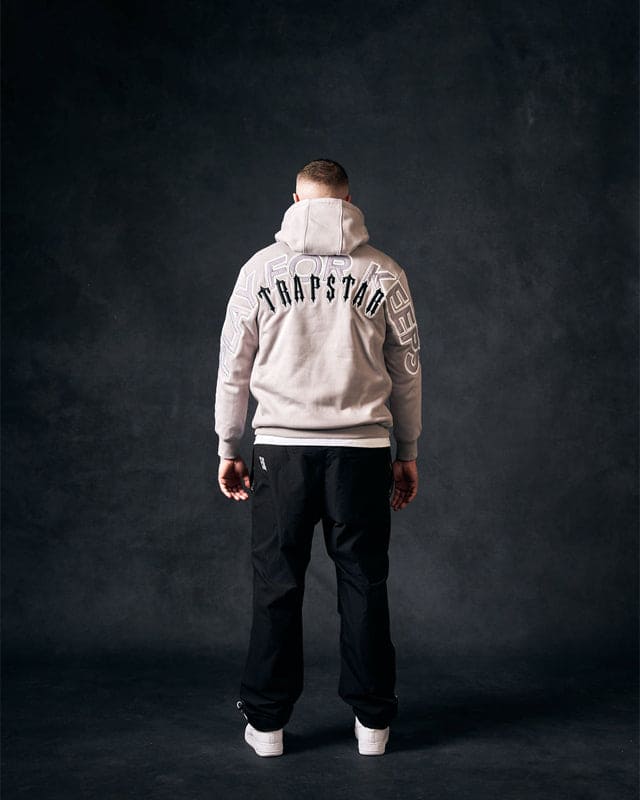 PFK x Irongate Hoodie Grey/Black - Image 3