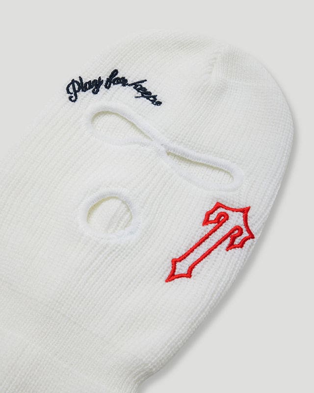 PFK x Trapstar T Ski Mask White - Image 2