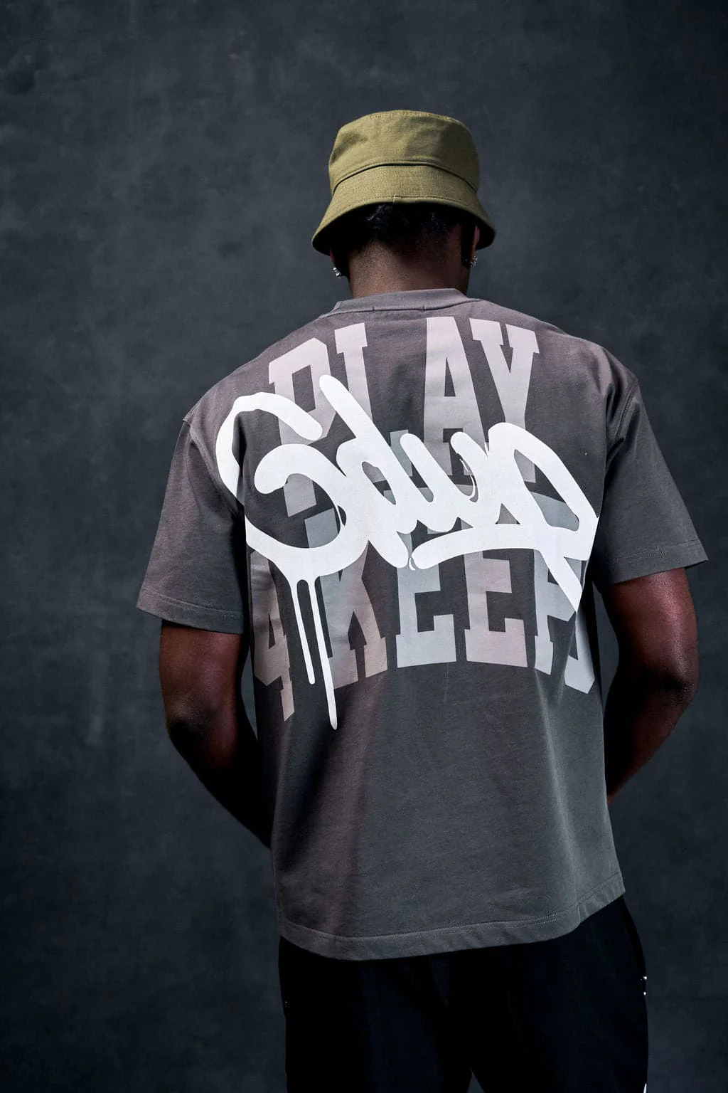 Play 4 Keeps T-Shirt Charcoal/White - Image 2