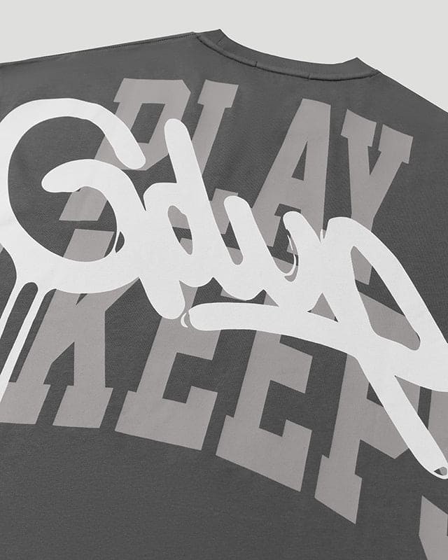 Play 4 Keeps T-Shirt Charcoal/White - Image 6