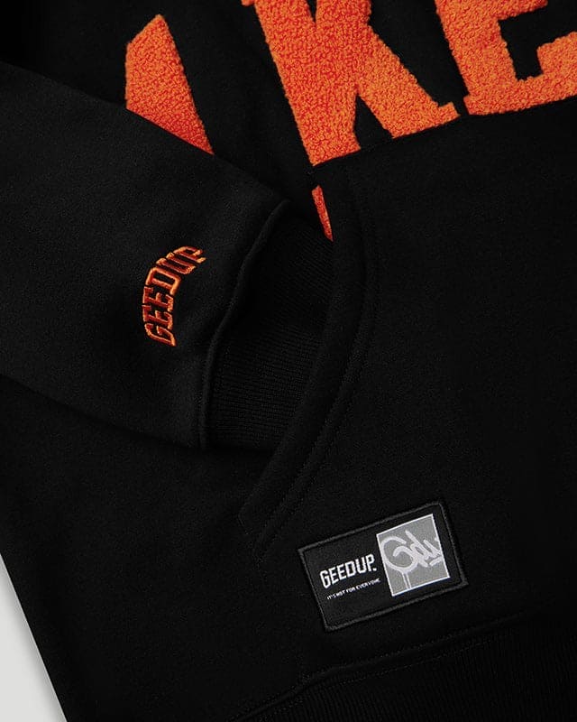 Play4Keeps Handstyle Hoodie Black/Orange - Image 5