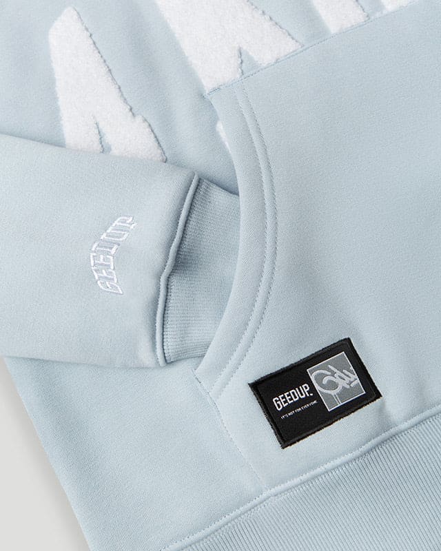 Play4Keeps Handstyle Hoodie Pale Blue/White - Image 5